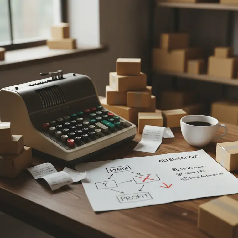 Kiedy nie używać Performance Max w sklepie internetowym z niską marżą