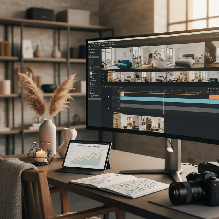 Jak skutecznie stworzyć wideo pod Performance Max dla sklepu z wyposażeniem domu