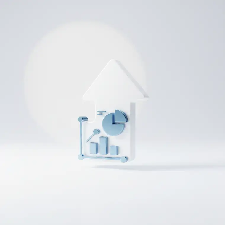 Schemat kampanii Performance Max pokazujący zależność między feedem, budżetem i algorytmem Google a widocznością produktów w reklamach