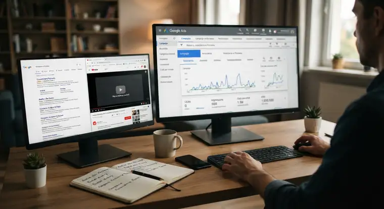 Rodzaje kampanii w Google Ads: wyszukiwarka, sieć reklamowa, YouTube i Performance Max. Tak wygląda system reklam online w praktyce